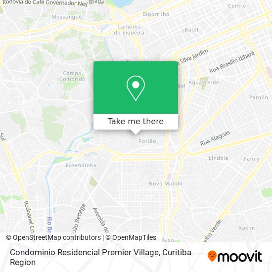 Mapa Condominio Residencial Premier Village