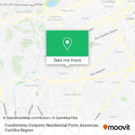 Mapa Condominio Conjunto Residencial Porto Assuncao