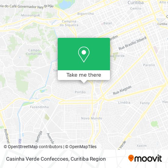 Casinha Verde Confeccoes map