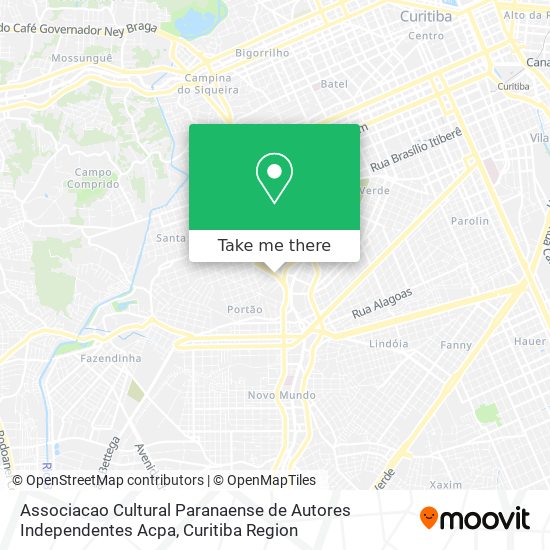 Associacao Cultural Paranaense de Autores Independentes Acpa map