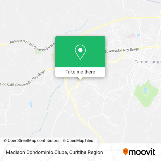 Madison Condominio Clube map