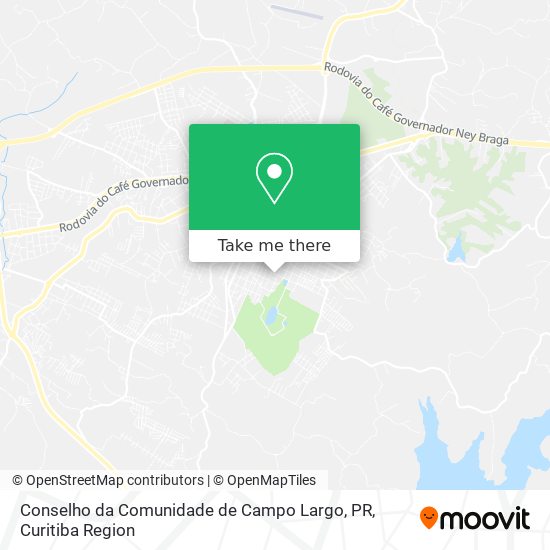 Conselho da Comunidade de Campo Largo, PR map