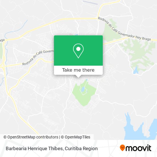 Barbearia Henrique Thibes map