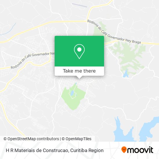 H R Materiais de Construcao map