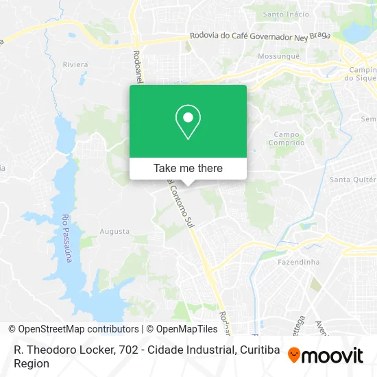 R. Theodoro Locker, 702 - Cidade Industrial map