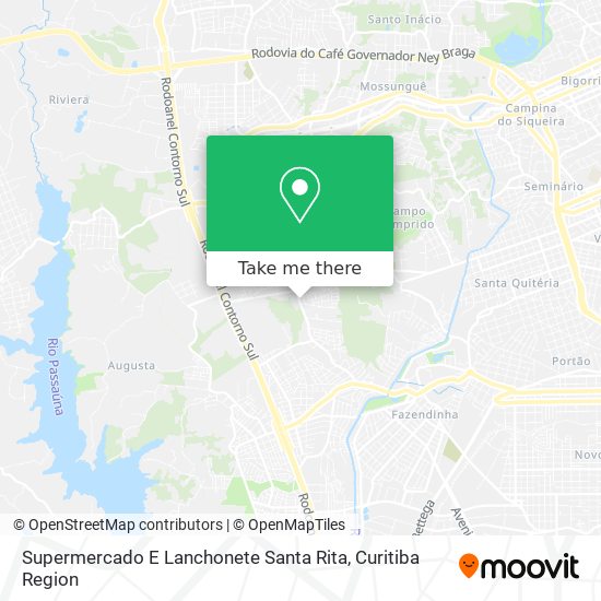 Supermercado E Lanchonete Santa Rita map