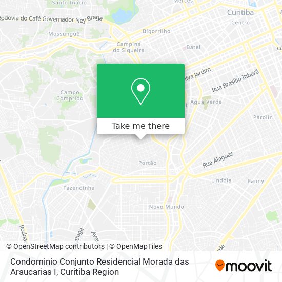 Mapa Condominio Conjunto Residencial Morada das Araucarias I