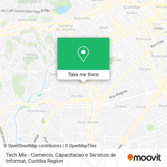 Tech Mix - Comercio, Capacitacao e Servicos de Informat map