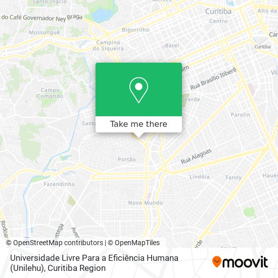 Universidade Livre Para a Eficiência Humana (Unilehu) map