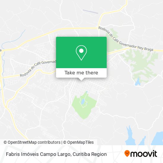 Fabris Imóveis Campo Largo map