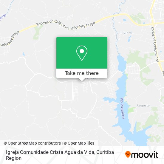 Igreja Comunidade Crista Agua da Vida map