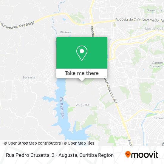 Rua Pedro Cruzetta, 2 - Augusta map