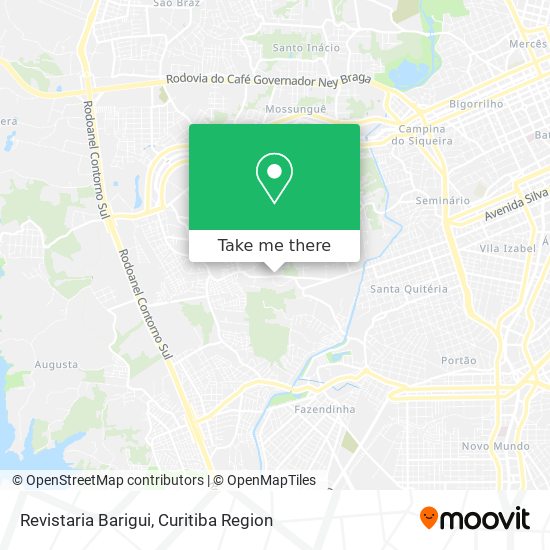 Revistaria Barigui map