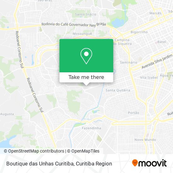 Boutique das Unhas Curitiba map