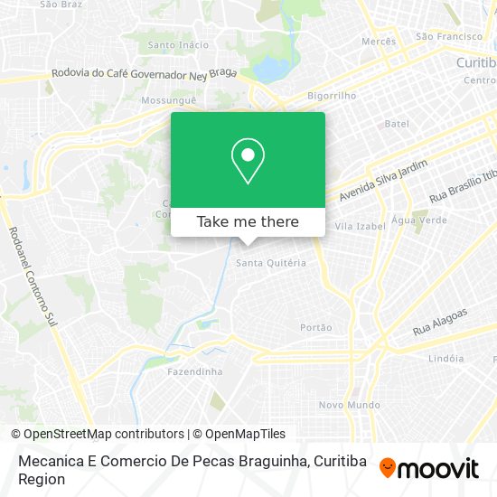 Mecanica E Comercio De Pecas Braguinha map