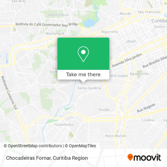 Chocadeiras Fornar map
