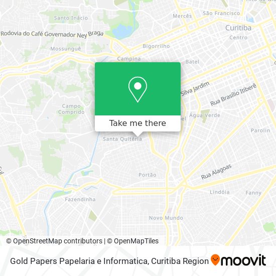 Gold Papers Papelaria e Informatica map