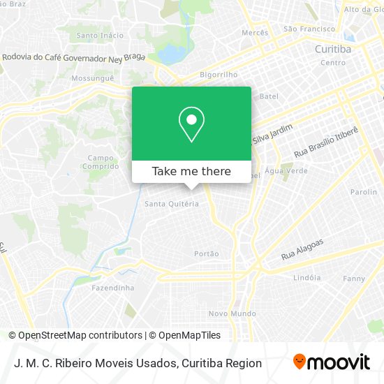 J. M. C. Ribeiro Moveis Usados map