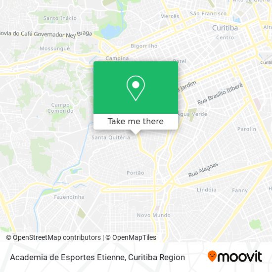 Academia de Esportes Etienne map
