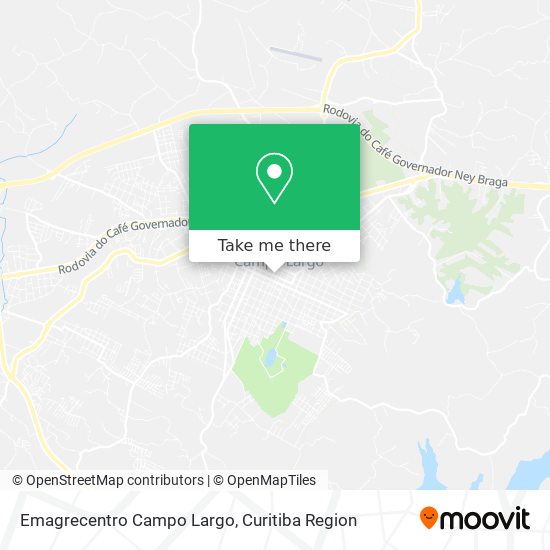 Emagrecentro Campo Largo map