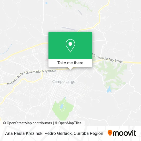 Ana Paula Krezinski Pedro Gerlack map