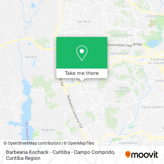 Barbearia Kochack - Curitiba - Campo Comprido map