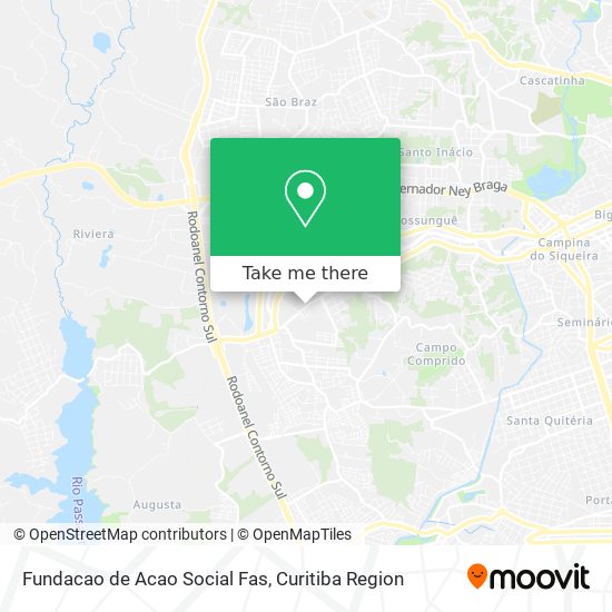 Fundacao de Acao Social Fas map
