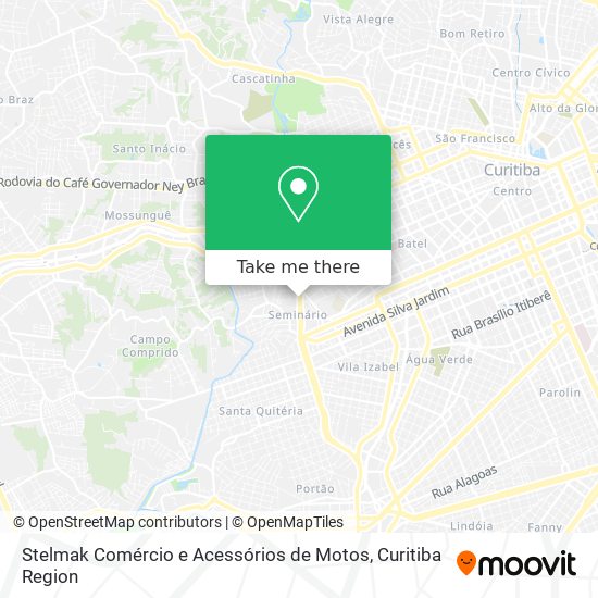 Stelmak Comércio e Acessórios de Motos map