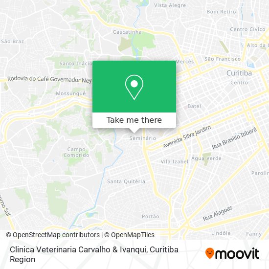 Clinica Veterinaria Carvalho & Ivanqui map