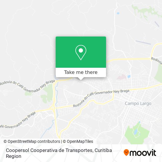 Coopersol Cooperativa de Transportes map