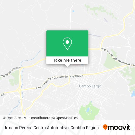 Mapa Irmaos Pereira Centro Automotivo