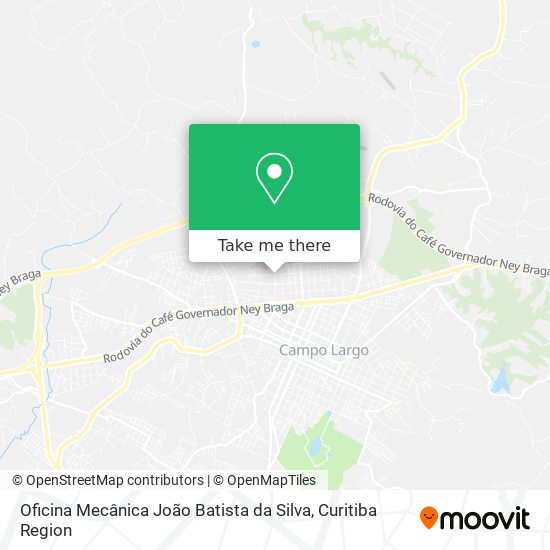 Oficina Mecânica João Batista da Silva map