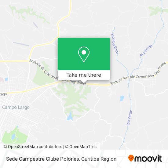 Sede Campestre Clube Polones map