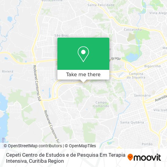 Cepeti Centro de Estudos e de Pesquisa Em Terapia Intensiva map