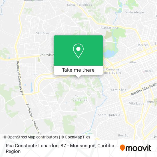 Rua Constante Lunardon, 87 - Mossunguê map