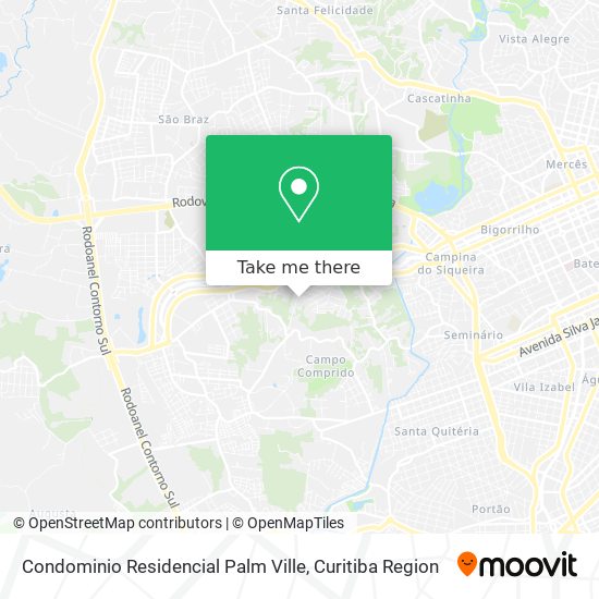 Condominio Residencial Palm Ville map