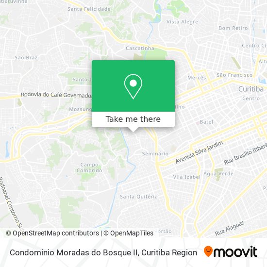 Condominio Moradas do Bosque II map