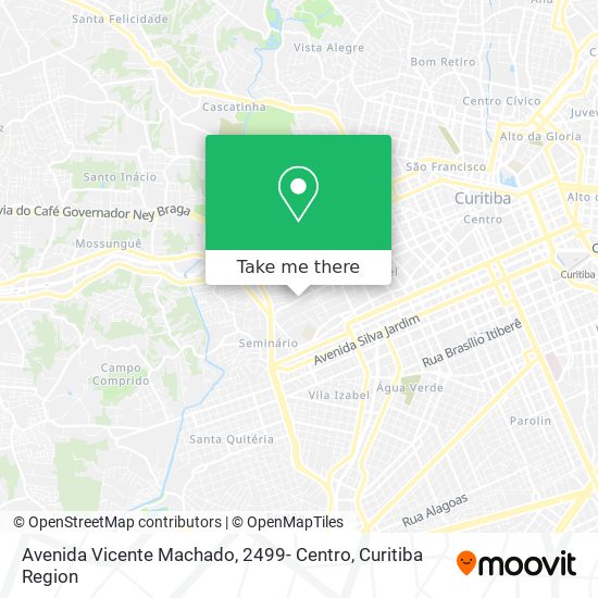 Avenida Vicente Machado, 2499- Centro map