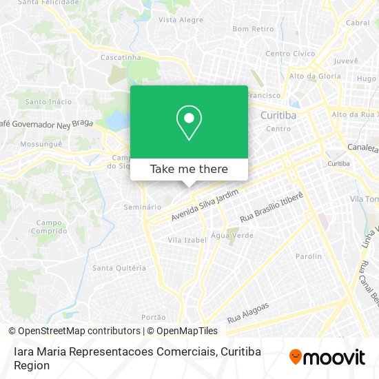 Iara Maria Representacoes Comerciais map