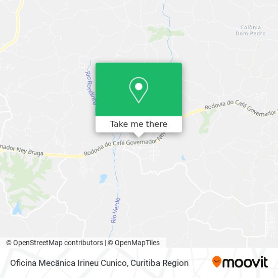 Oficina Mecânica Irineu Cunico map