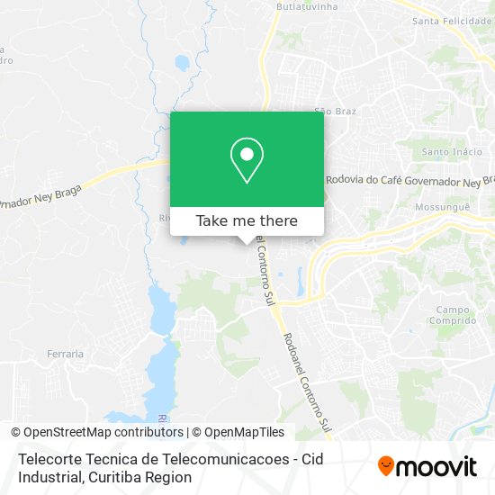 Telecorte Tecnica de Telecomunicacoes - Cid Industrial map