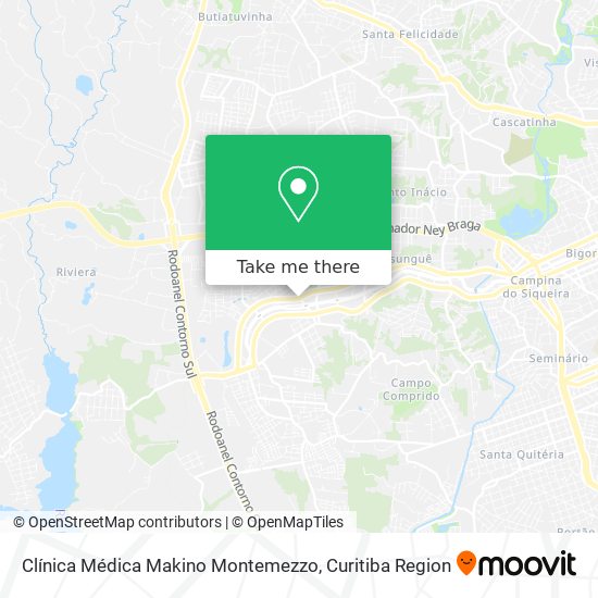 Clínica Médica Makino Montemezzo map