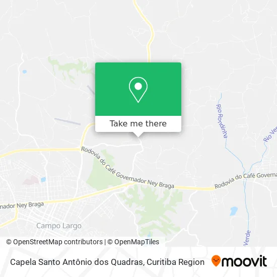 Capela Santo Antônio dos Quadras map
