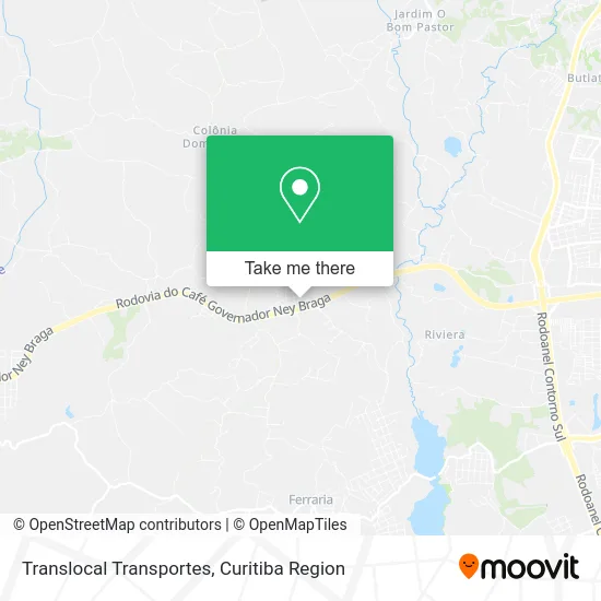 Translocal Transportes map