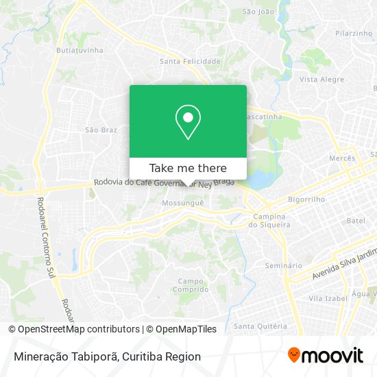 Mineração Tabiporã map