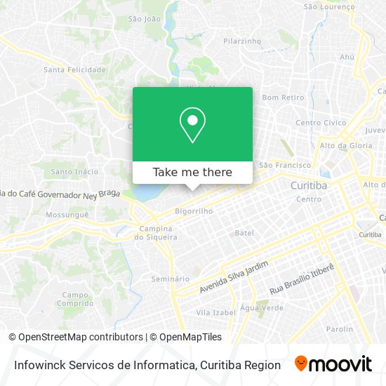 Mapa Infowinck Servicos de Informatica