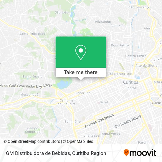 GM Distribuidora de Bebidas map