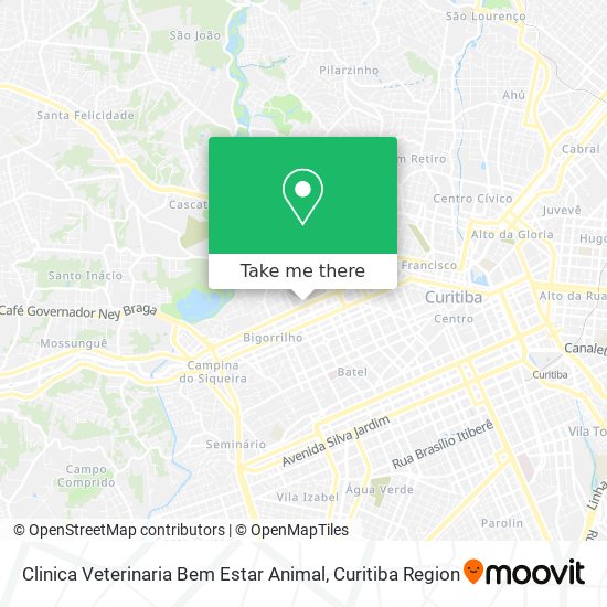 Clinica Veterinaria Bem Estar Animal map