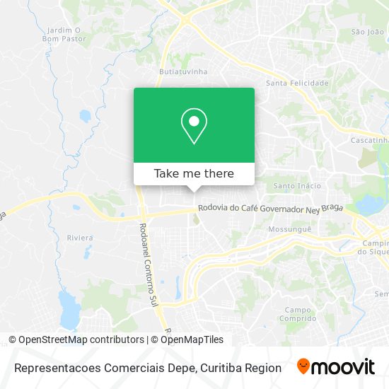 Representacoes Comerciais Depe map