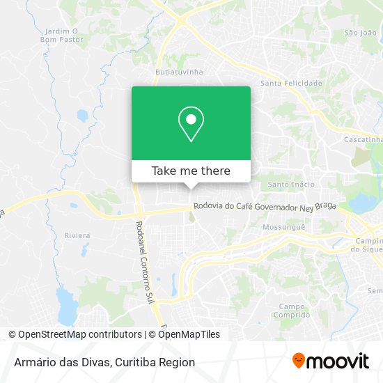 Armário das Divas map